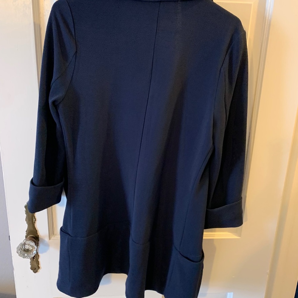 French mauve navy blazer